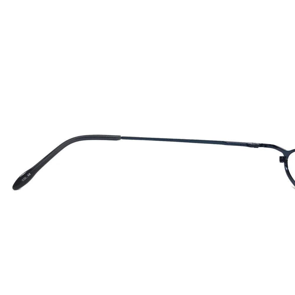 ogi Petite Eyeglasses Frames 9010 COL. 68 Navy Blue Oval Wire Rim 40-22-131